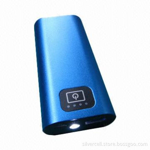 18650 Li-ion Cell Power Bank Cases for iPhone and Other Smartphones, 5,200mAh Capacity